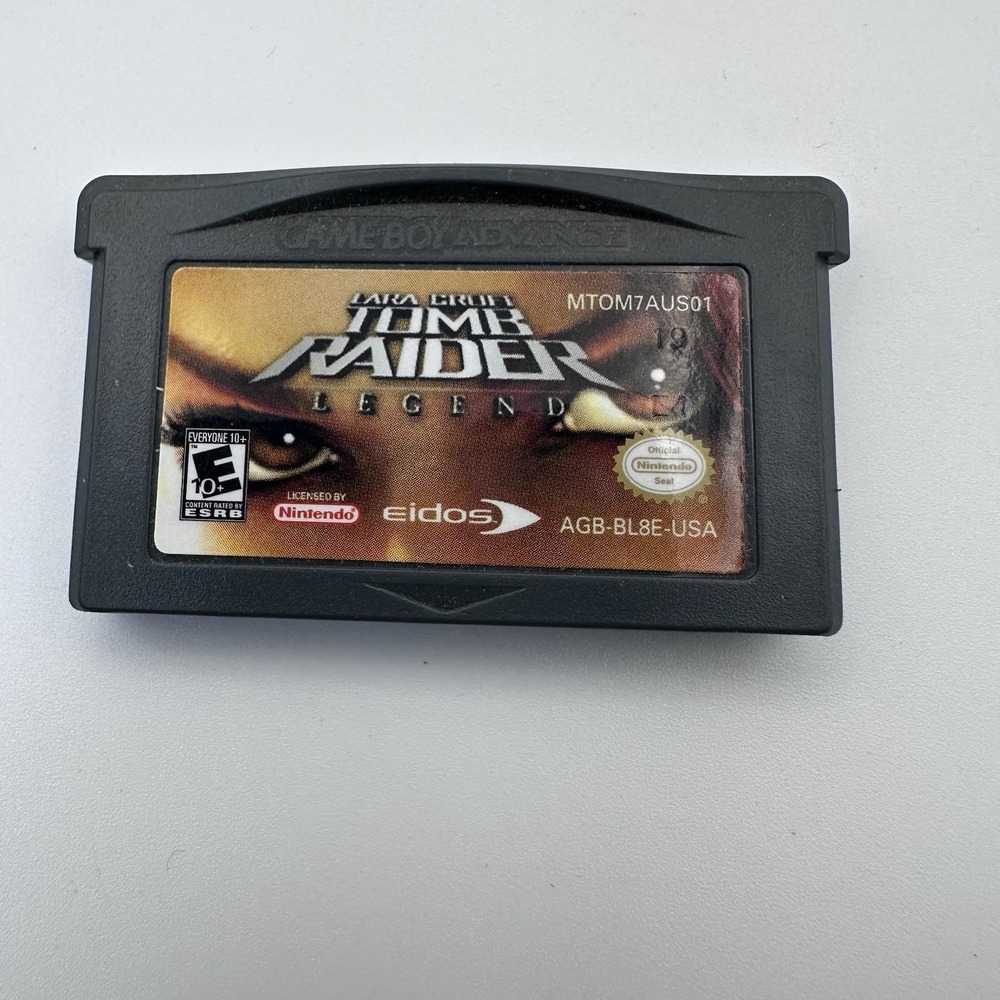 Tomb Raider Legend Nintendo Game Boy Advance GBA Game AGB-BL8E-USA Tested